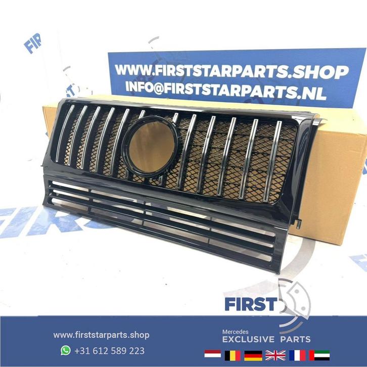 W463 G KLASSE AMG STYLE GRIL ZWART AMG 63 LINE G WAGON G63 /, Auto-onderdelen, Overige Auto-onderdelen, Mercedes-Benz, Gebruikt