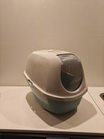 Moderna blauwe kattenbak met luik, Ophalen, Gebruikt