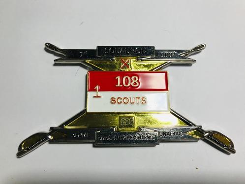 Badge 108 Squadron Scouts / 225 Roughriders insigne massief, Collections, Objets militaires | Seconde Guerre mondiale, Armée de terre