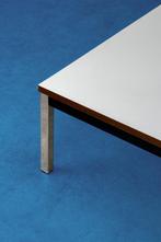 Vintage lage salontafel bijzettafel chroom 70s, Huis en Inrichting, Ophalen, Metaal, Gebruikt, 50 tot 100 cm