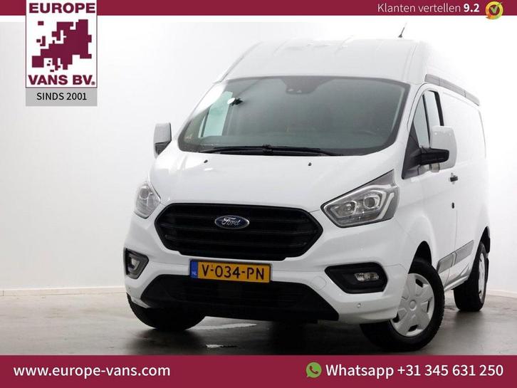 Ford Transit Custom 2.0 TDCI 130pk E6 L1H2 Trend Airco/Camer, Auto's, Bestelwagens en Lichte vracht, Bedrijf, ABS, Airconditioning