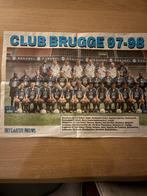 poster Club Brugge - seizoen 1997 -1998 - 30x50cm, Verzamelen, Ophalen, Gebruikt, Poster, Plaatje of Sticker