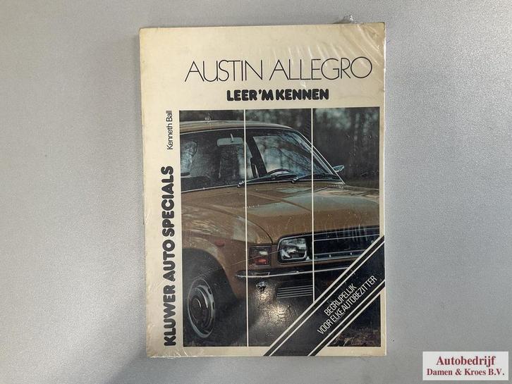 Austin Allegro Leer ‘m kennen Kluwer Auto Specials, Auto diversen, Handleidingen en Instructieboekjes, Ophalen of Verzenden