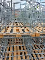 Ibc lege kooien op houten pallet, Ophalen