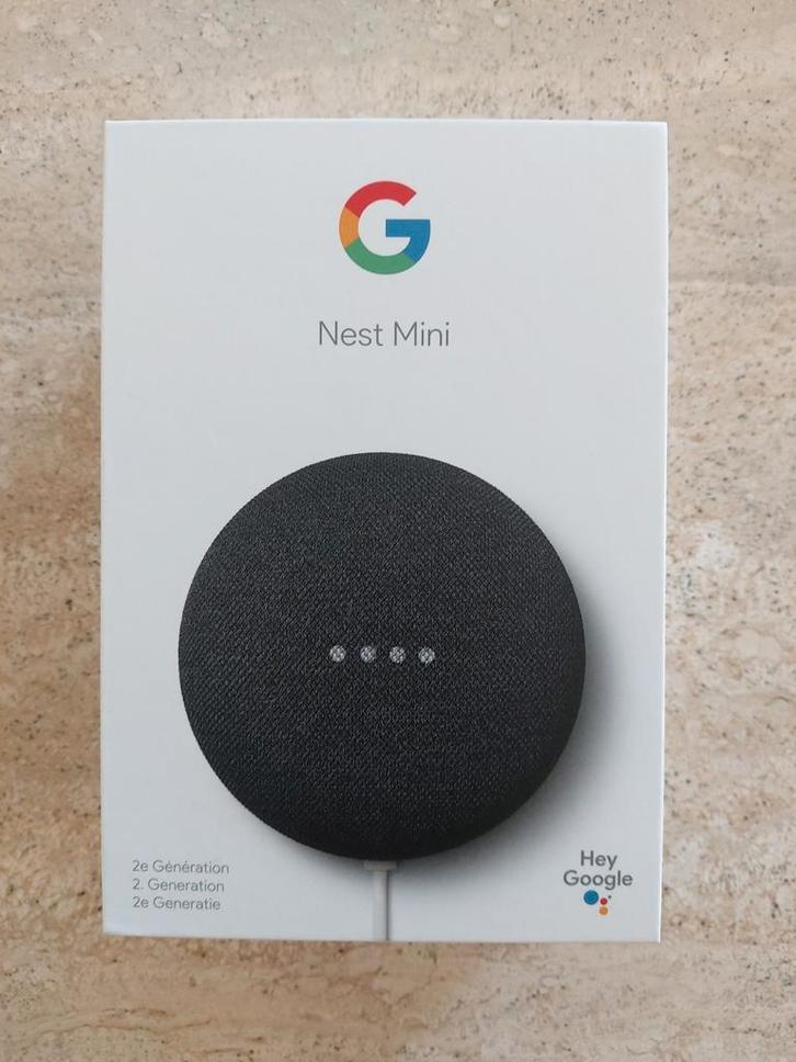 Google Nest Mini, Audio, Tv en Foto, Mediaspelers, Nieuw, Ophalen of Verzenden