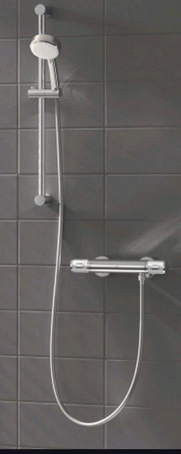 Complete Grohe douche installatie met therm kraan   beschikbaar voor biedingen