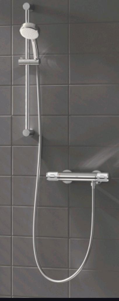 Complete Grohe douche installatie met therm kraan, Huis en Inrichting, Badkamer | Complete badkamers, Gebruikt, Met douche, Ophalen of Verzenden