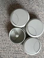 Vier grijze kunststoffen kabeldoorvoeren, Huis en Inrichting, Ophalen of Verzenden, Nieuw