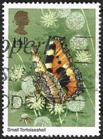 1 Postzegel Groot-Brittannië 1981 Vlinders beschikbaar voor biedingen