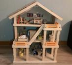 Poppenhuis hout, Kinderen en Baby's, Speelgoed | Poppenhuizen, Ophalen of Verzenden, Gebruikt, Poppenhuis