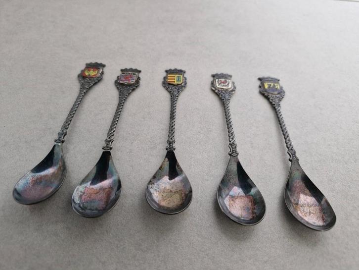 verzilverde lepeltjes €2 per stuk, Verzamelen, Porselein, Kristal en Bestek, Bestek, Metaal, Verzilverd, Ophalen of Verzenden