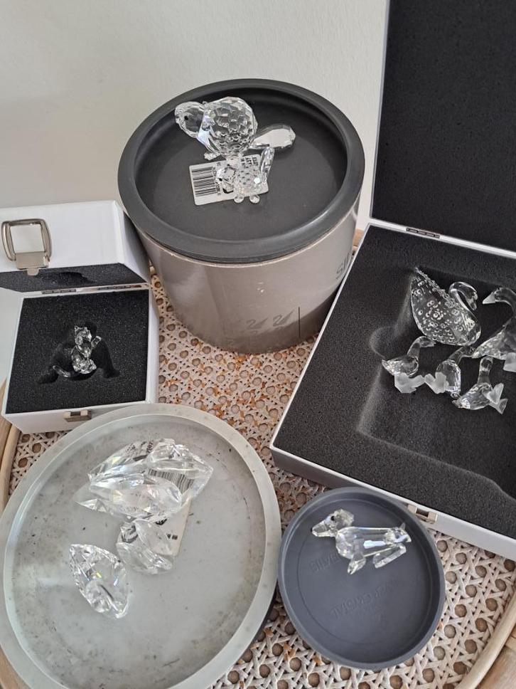 Lot Swarovski beeldjes, Verzamelen, Swarovski, Zo goed als nieuw, Ophalen