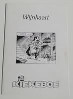 Kiekeboe wijnkaart, Ophalen of Verzenden, Overige figuren, Zo goed als nieuw, Overige typen