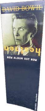 Bowie Heathen display, 55cm x 1,60m, Verzamelen, Ophalen of Verzenden, Zo goed als nieuw