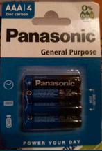 Lot 48 piles Panasonic R03 AAA LR03 + 12piles AA cadeaux, Enlèvement ou Envoi, Neuf
