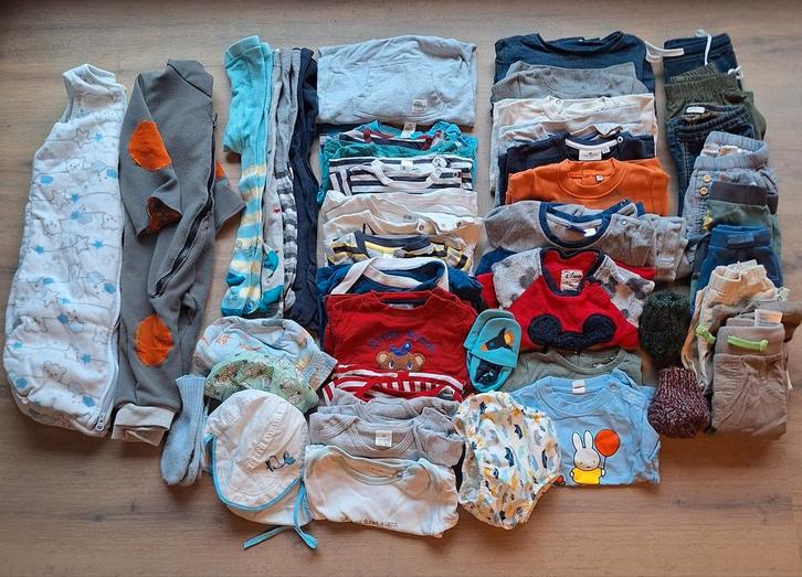 Kledingpakket maat 74/80 - jongens, Kinderen en Baby's, Babykleding | Baby-kledingpakketten, Maat 74, Ophalen