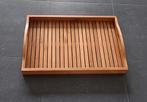 Teak houten dienblad: 58 x 38 cm, Ophalen