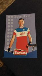 Wielerkaart : Didier Rous / Bonjour 2002, Verzamelen, Sportartikelen en Voetbal, Verzenden, Zo goed als nieuw, Poster, Plaatje of Sticker