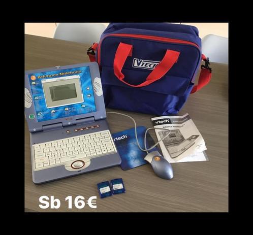 Vtech laptop met 2 gamecards en laptoptas, Kinderen en Baby's, Speelgoed | Vtech, Ophalen of Verzenden