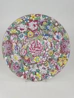 Chinees mille fleur porseleinen bord, Antiek en Kunst, Ophalen of Verzenden