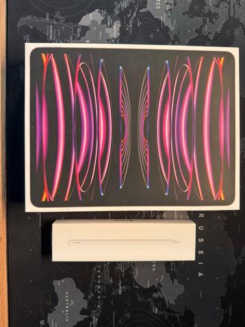 iPad Pro 12.9” M2 (2022) 256 GB + Apple Pencil (2nd Gen) beschikbaar voor biedingen