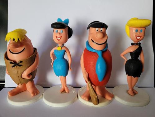 figurines hanna barbera moplas milano pierrafeu 1960, Collections, Jouets miniatures, Utilisé, Enlèvement ou Envoi