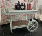 Vintage serveerwagen/ houten karretje, Huis en Inrichting, Tafels | Sidetables, Ophalen