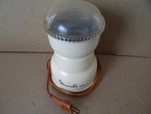 Curiosa vintage Moulinex elektrische koffiemolen van metaal, Antiek en Kunst, Curiosa en Brocante, Verzenden