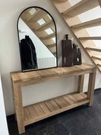 Teak consoletafel, Huis en Inrichting, Tafels | Sidetables, Ophalen, 100 tot 150 cm, Teakhout, Zo goed als nieuw