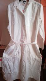 Witte labjas --maat 52-- nieuw, Oury création, Ophalen of Verzenden, Nieuw, Maat 46/48 (XL) of groter
