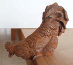 Haan in gietijzer met matte roest patine. Prachtig !, Ophalen of Verzenden, Nieuw, Metaal, Dierenbeeld