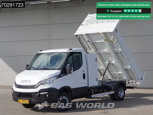 Iveco Daily 35C18 3.0L Automaat Open Laadbak met Kist Dubbel, Auto's, Bestelwagens en Lichte vracht, Bedrijf, Te koop, Airconditioning