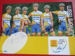 wielerkaart  2012 team fidea  wout van aert quinten hermans, Sport en Fitness, Verzenden, Zo goed als nieuw