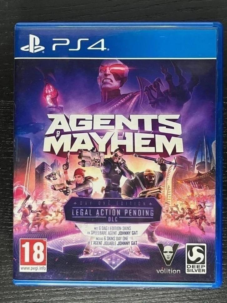 Agents Mayhem PS4 PAL game, Games en Spelcomputers, Games | Sony PlayStation 4, Zo goed als nieuw, Ophalen of Verzenden