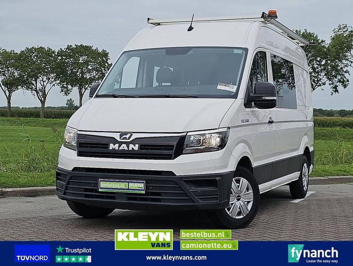 MAN TGE 3.180 L3H3 Dubbel Cabine!, Auto's, Bestelwagens en Lichte vracht, Bedrijf, ABS, Airconditioning, Centrale vergrendeling