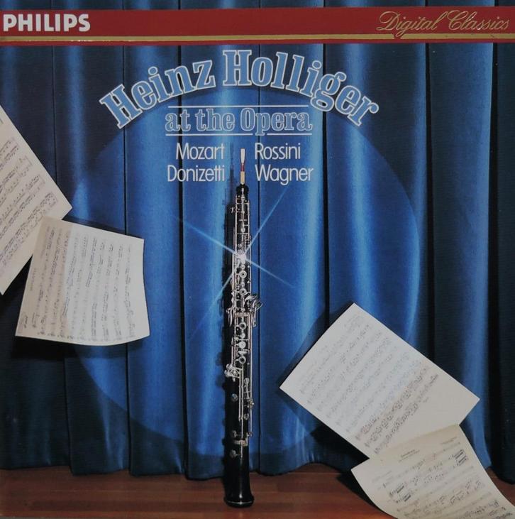 Heinz Holliger at the Opera - PHILIPS - 1990 - DDD, Cd's en Dvd's, Cd's | Klassiek, Zo goed als nieuw, Kamermuziek, Ophalen of Verzenden