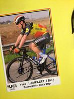 wielerkaart 2019 team quick step yves lampaert  signe, Verzenden, Zo goed als nieuw
