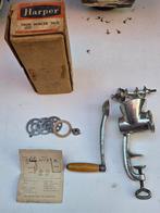 Vintage vleesmolen Harper food mincer 30/2, Ophalen
