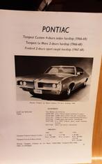 Pontiac tempert firebird technische fiche, Boeken, Ophalen of Verzenden, Zo goed als nieuw