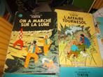 11 BD TINTIN, plakjes in slechte staat, Meerdere stripboeken, Ophalen of Verzenden, Gelezen, HERGE