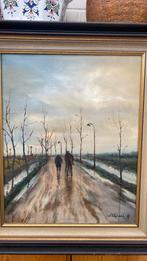 Olieverf op doek get. Arie Van de Graaf, Ophalen