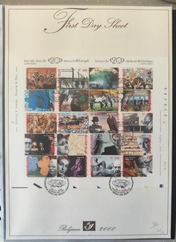 Een reis door de 20ste eeuw - FDS 2000 (2000) Stamp beschikbaar voor biedingen