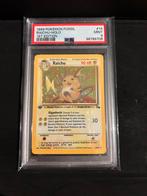 14/62 raichu 1e psa 9 € 210,00 holo, Ophalen of Verzenden, Losse kaart