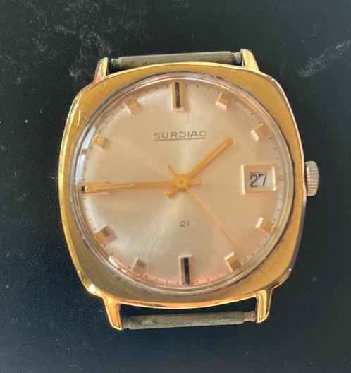 Ancienne montre Suisse plaquée or., Handtassen en Accessoires, Horloges | Antiek, Goud, Ophalen of Verzenden
