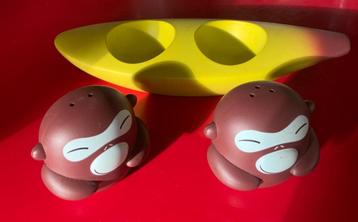 Peper & zoutvatjes "Banana Bros"  beschikbaar voor biedingen