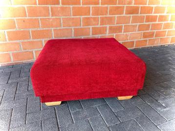 Grote poef - zitbank - voetbank 90x90cm - ALS NIEUW  beschikbaar voor biedingen
