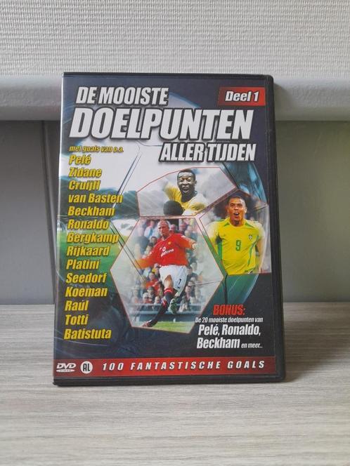 DVD 'De mooiste doelpunten aller tijden deel 1', CD & DVD, DVD | Sport & Fitness, Utilisé, Documentaire, Football, Tous les âges