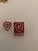 Lot vzn 2 retro Pins van Firestone, Ophalen of Verzenden, Zo goed als nieuw