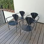 4 postmoderne stoelen uit de jaren 80