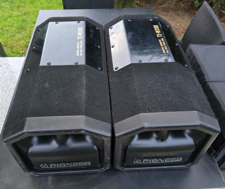 2 Pioneer TS-WX100-behuizing, Auto diversen, Autospeakers, Gebruikt, Ophalen